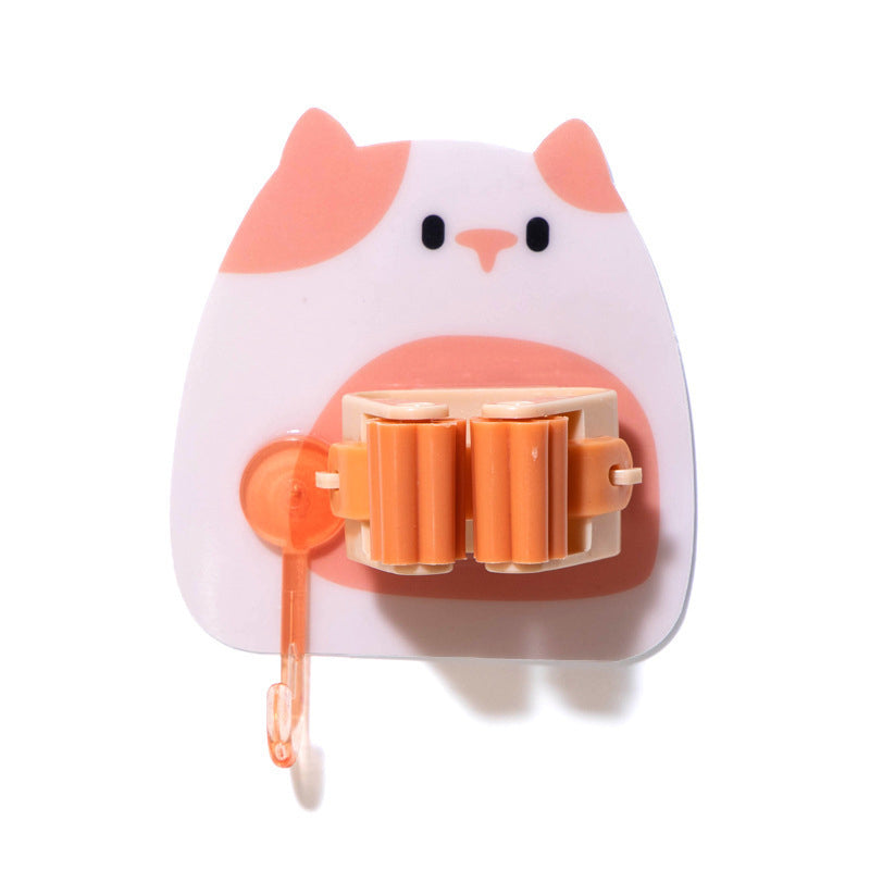 Single Cartoon Mop Holder