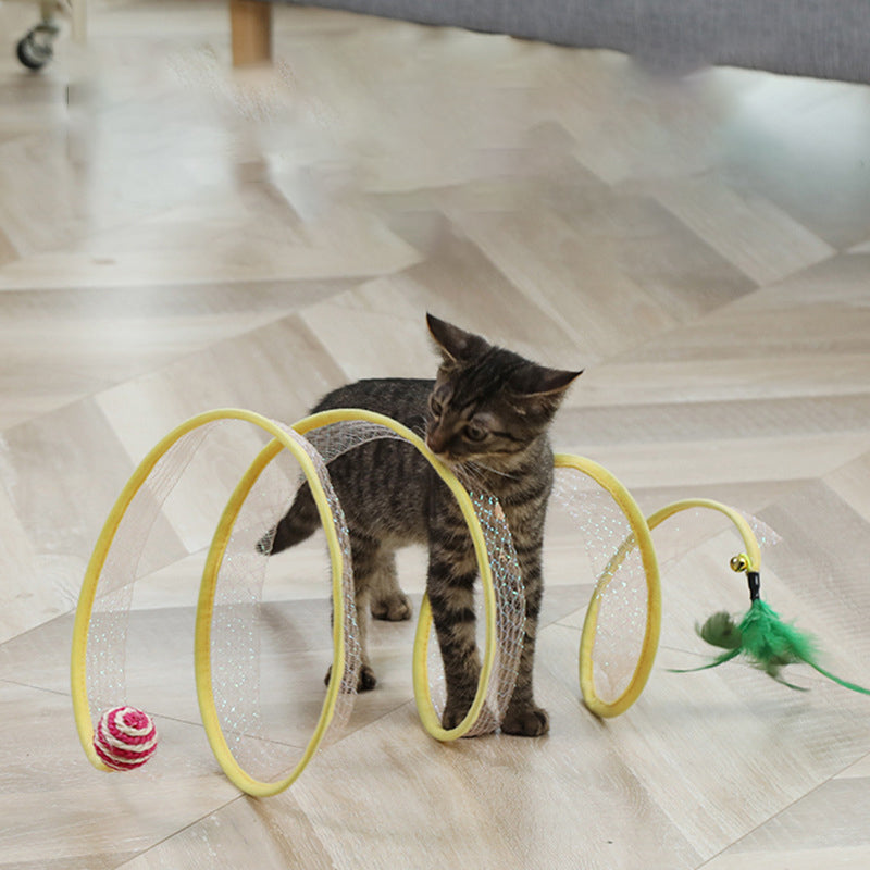 Folded Cat Tunnel Toy