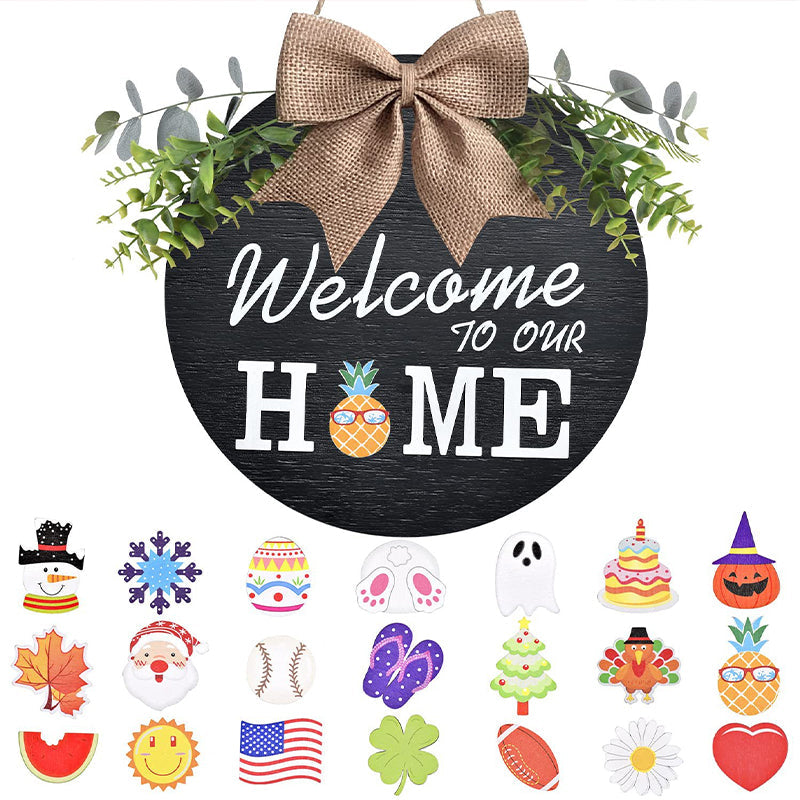 Door Sign of Welcome Home Decoration