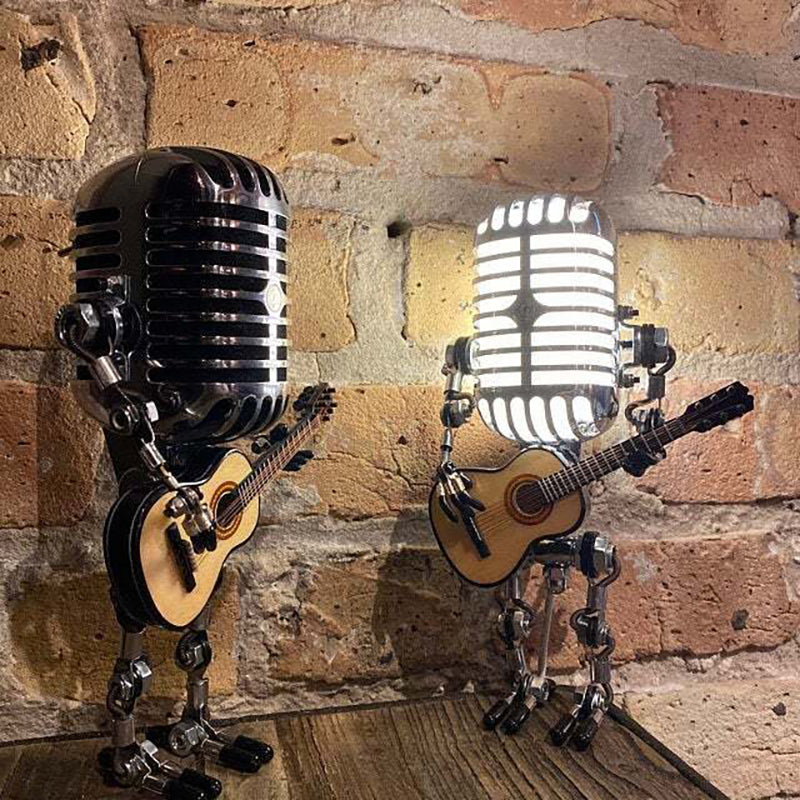 Retro Microphone Robot USB