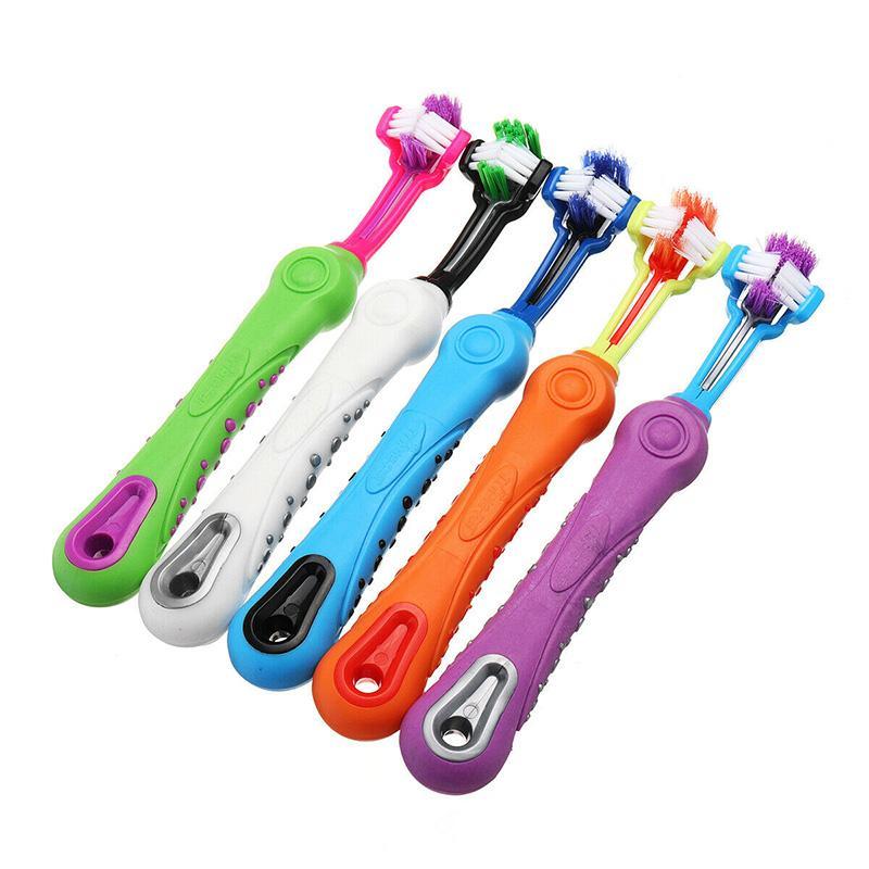 Three Sided Pet Toothbrush