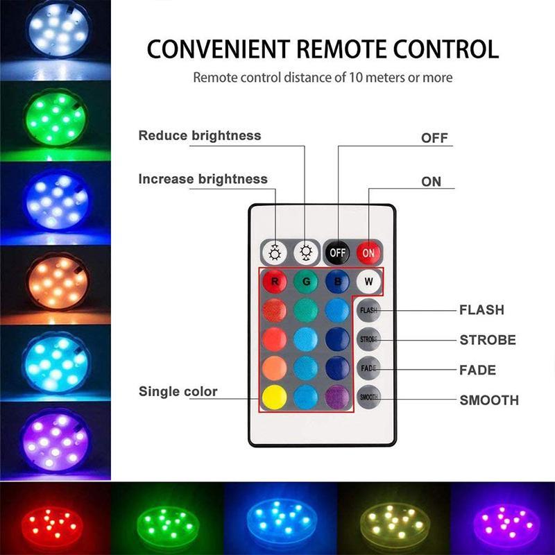 Remote Control Waterproof Magnet Suction LED Light