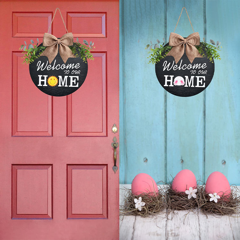 Door Sign of Welcome Home Decoration