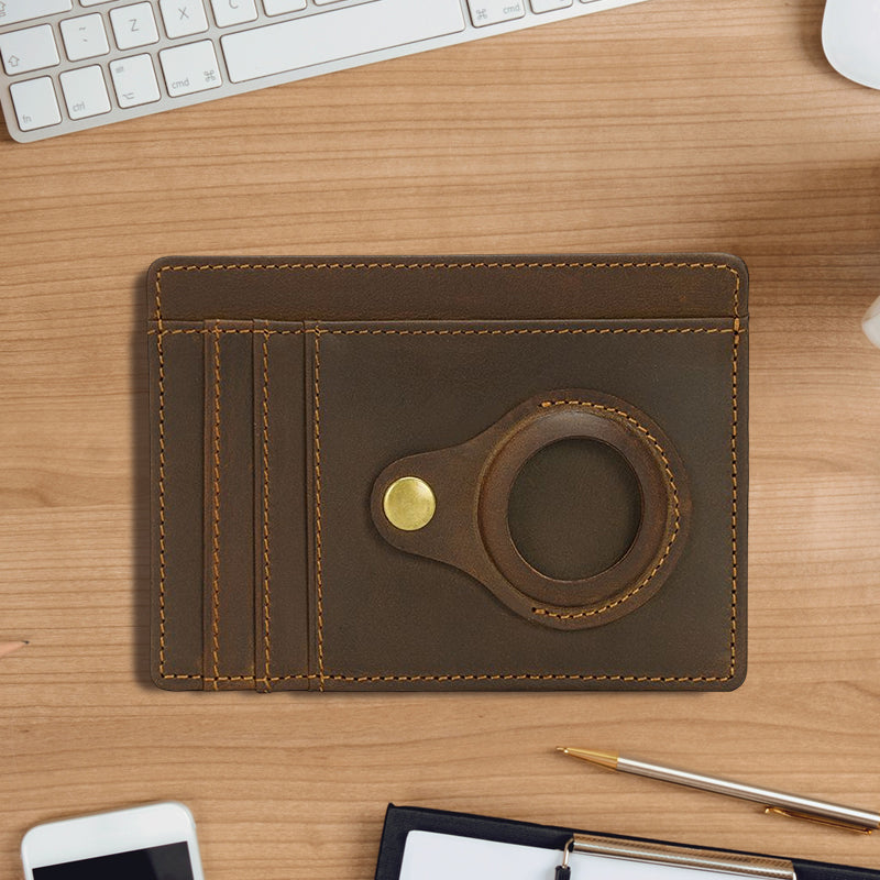 Locator Leather Card Holder