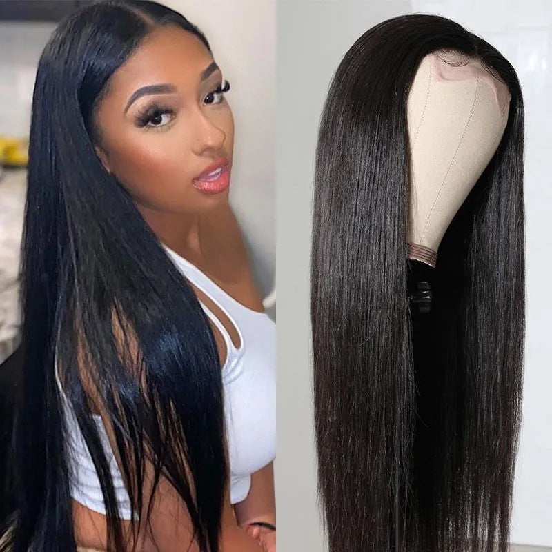 Long Black Straight Wigs for Women