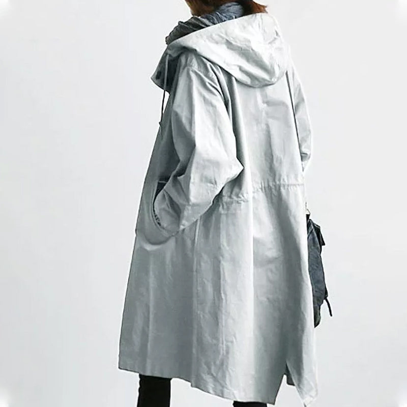 Temperament Waist Long Sleeve Coat