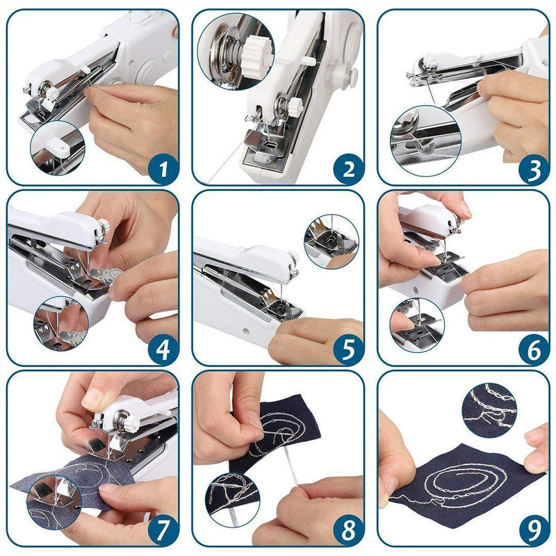 🔥Last Day Promotion 50%-Mini Portable Handheld Sewing Machine