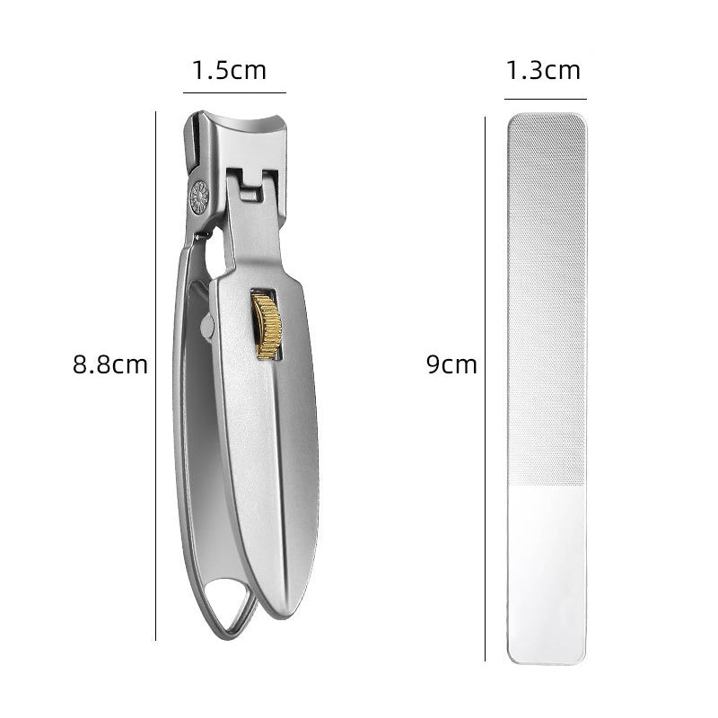 Stainless Steel Nail Clipper with Ring Lock