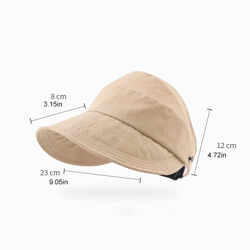 Outdoor UV Protection Hollow Top Sun Hat