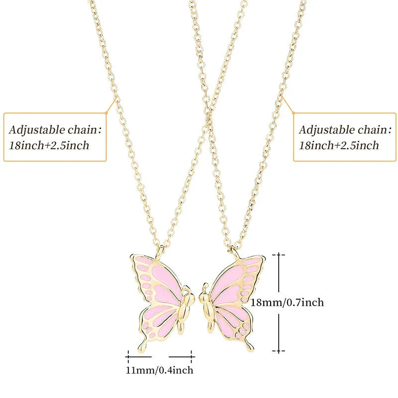 Colorful Butterfly Necklace