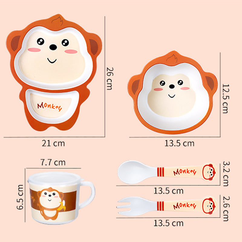 Bamboo Fiber Children's Tableware