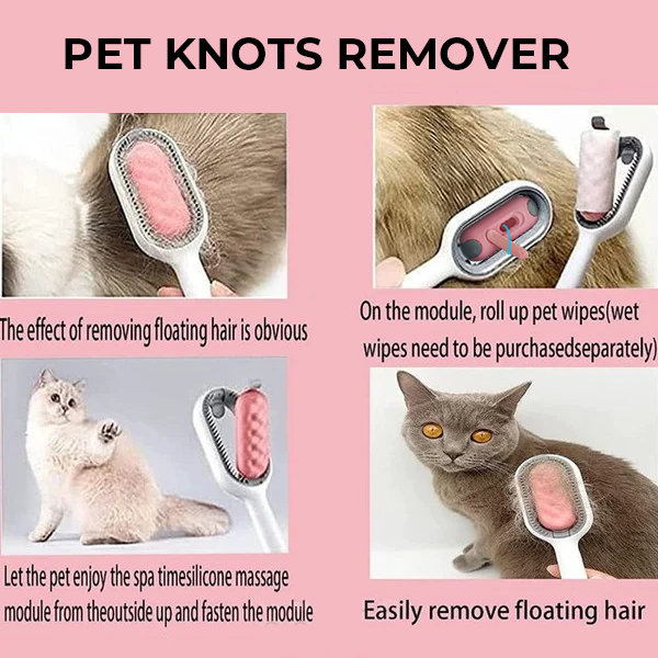 Pet Hair Removal Comb with Water Tank