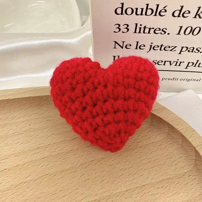 Pocket Hug, Crocheted Heart, Small Gift