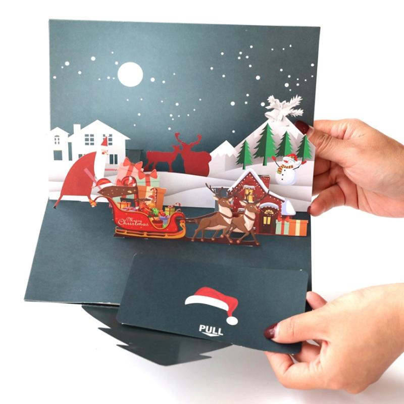 3D Christmas Pop Up Cards