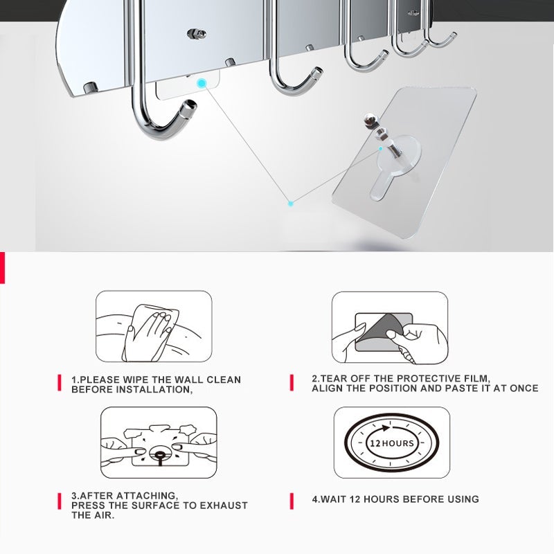 🎅Drill Free Adhesive Hooks