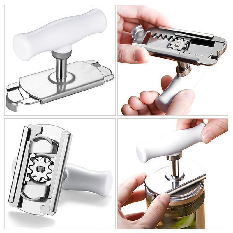 Size Adjustable Stainless Steel Can Opener Bottle Tin Cap