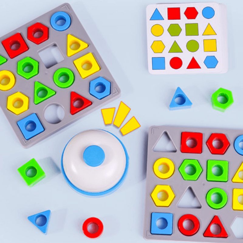 Shape Matching Game Color Sensory Educational Toy