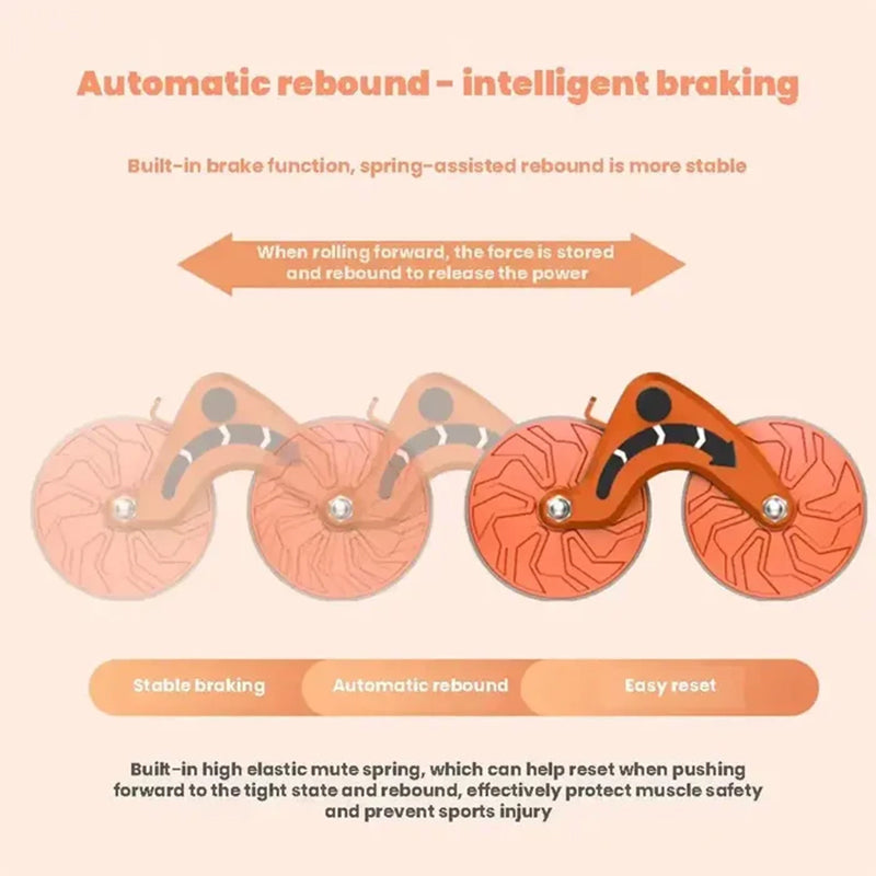 AUTOMATIC REBOUND ABDOMINAL WHEEL