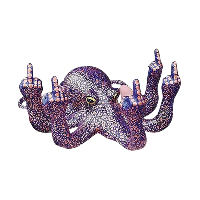 Anger Octopus Creative Decorative Sculpture