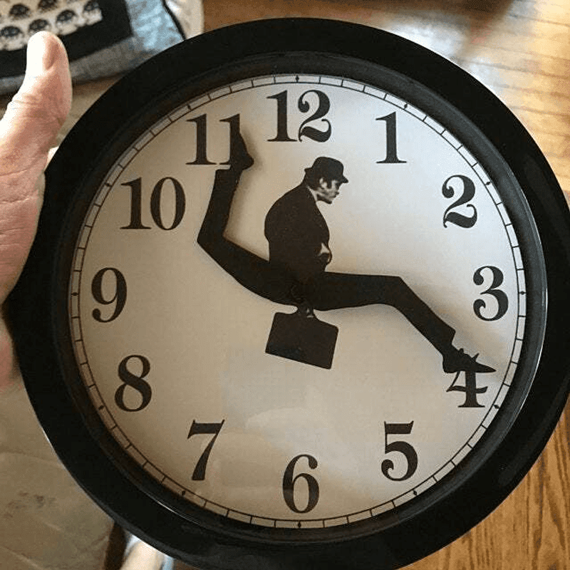 Ministry of Silly Walks Clock