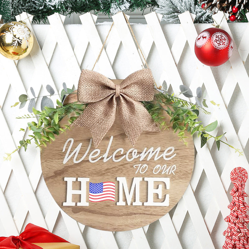 Door Sign of Welcome Home Decoration