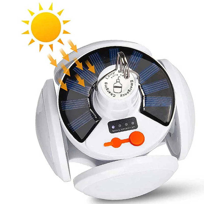 LED Solar Folding Football Light