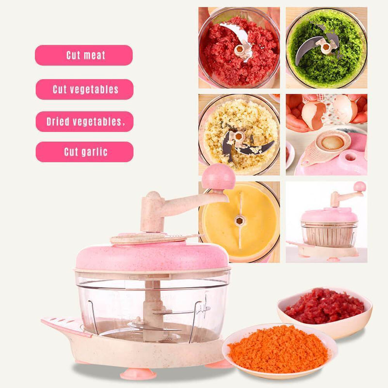 Multifunctional Manual Food Processor Chopper