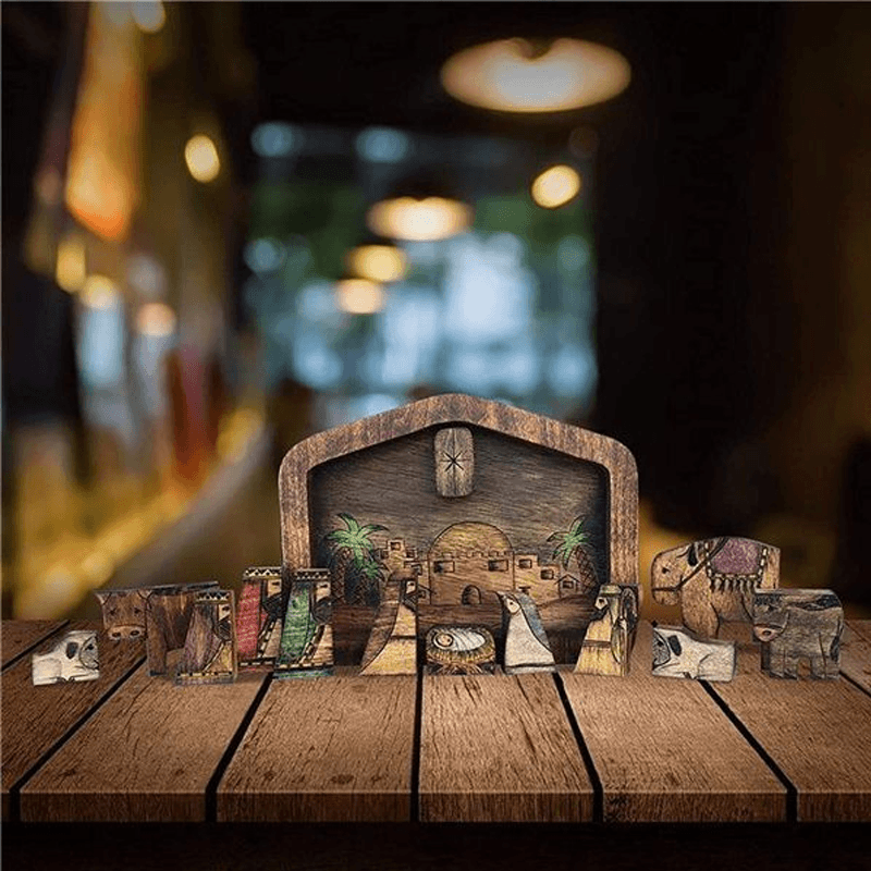 Wooden Jesus Puzzles Set