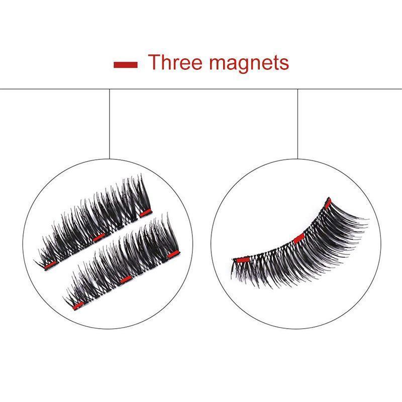 8D Magnetic Eyelashes without Glue