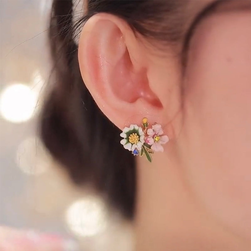 Daisy Flower Earrings