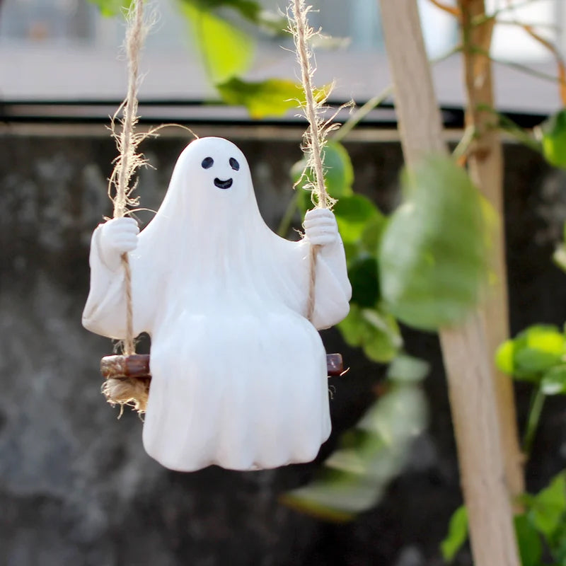 Halloween Cute Swing Ghost