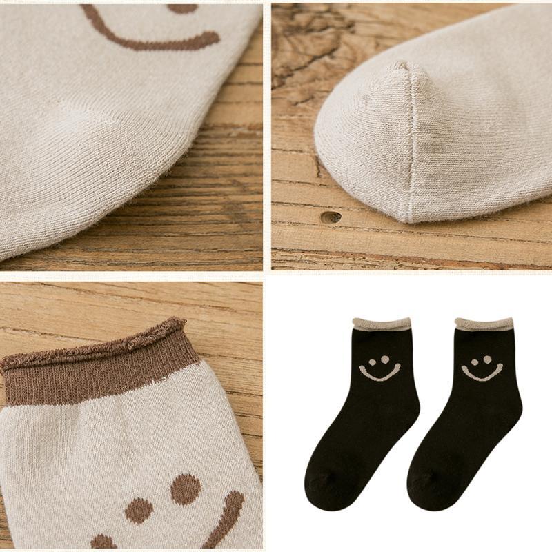 Fairyspark™ Lovely Smile Face Cotton Socks