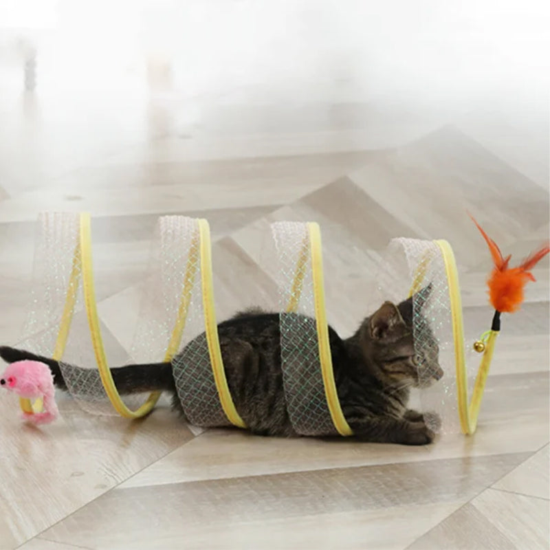 Folded Cat Tunnel Toy