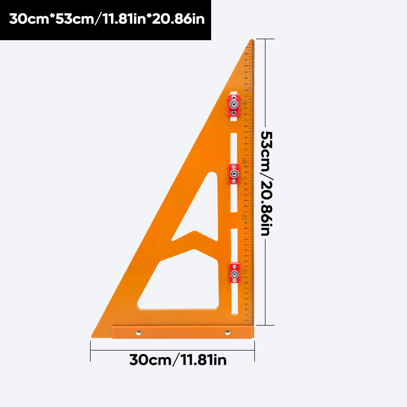 SAKER® Positioning Triangle Ruler