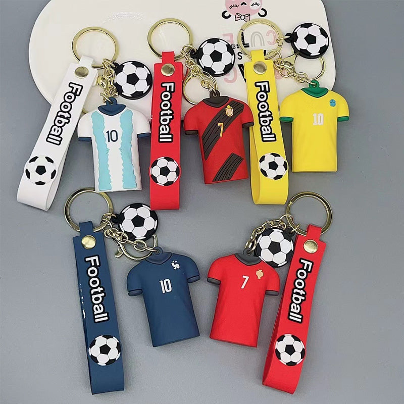 Football Jersey Keychain