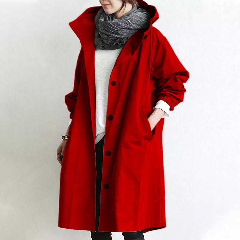 Temperament Waist Long Sleeve Coat