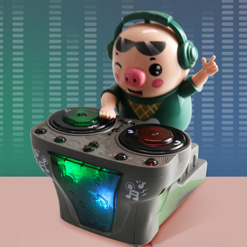 DJ Swinging Piggy Toy