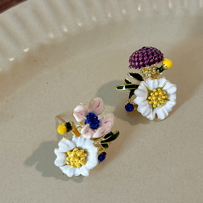 Daisy Flower Earrings