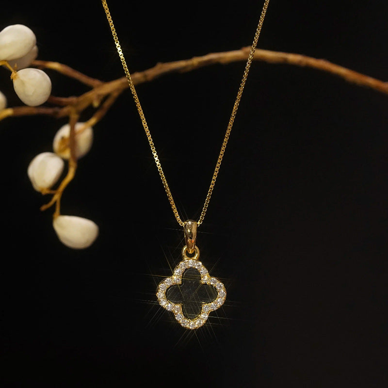 Elegant Four-leaf Clover Necklace