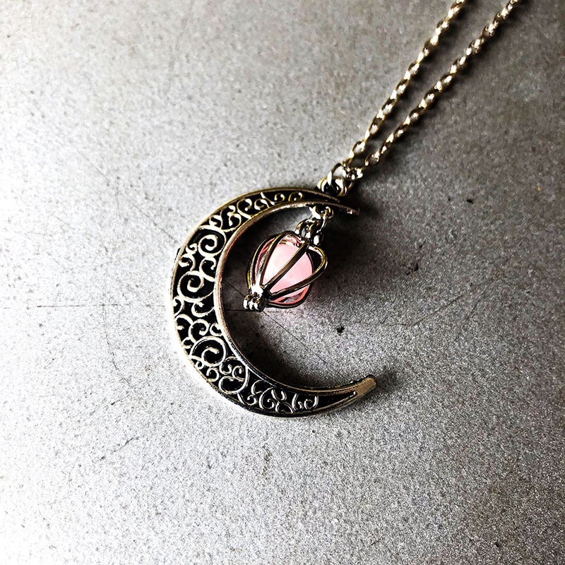 Moon Luminous Stone Necklace