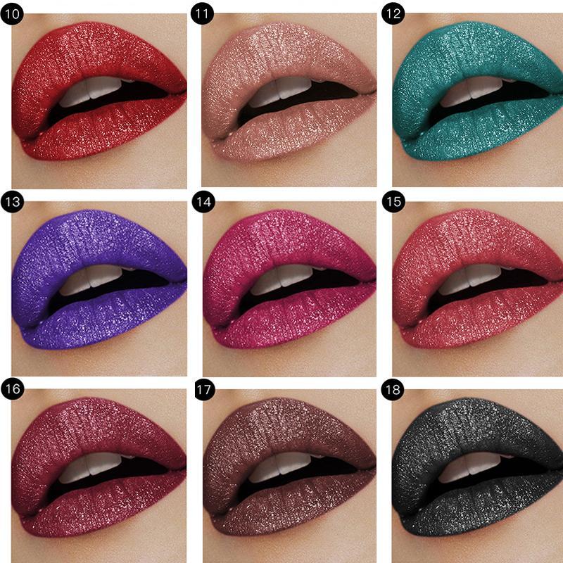 18 Color Diamond Shiny Long Lasting Lipstick