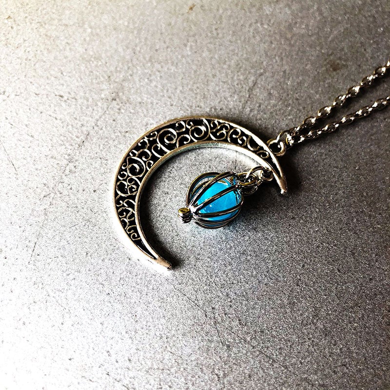 Moon Luminous Stone Necklace