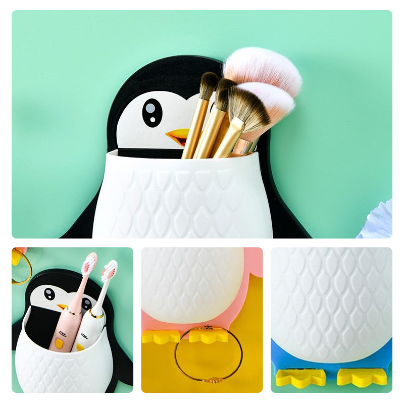 Penguin Shape Wall Mount Phone Holder