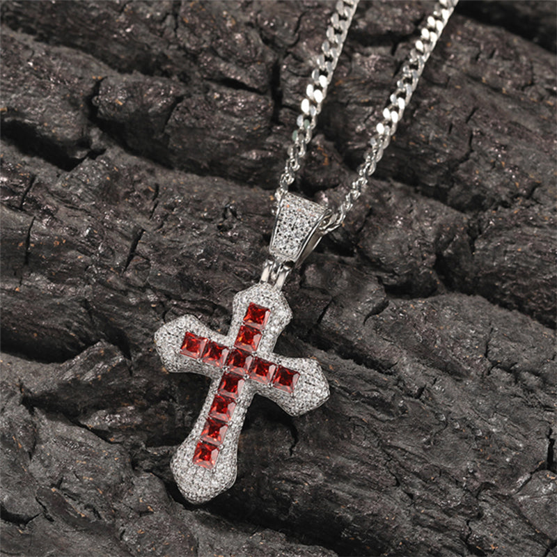 Hip Hop Zircon Cross Necklace