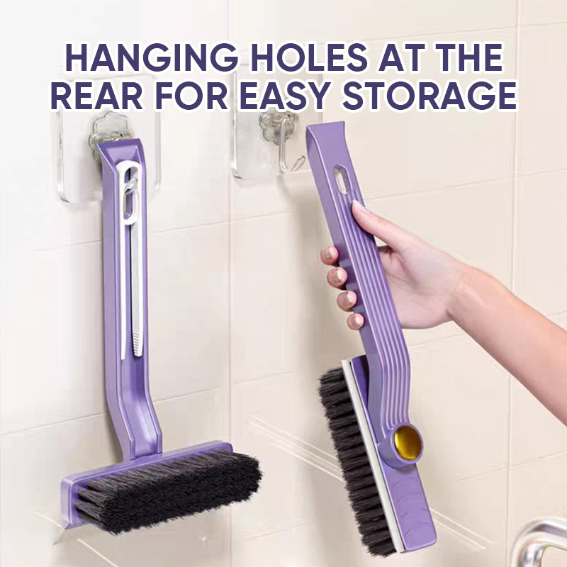 Multi-function rotating crevice cleaning brush