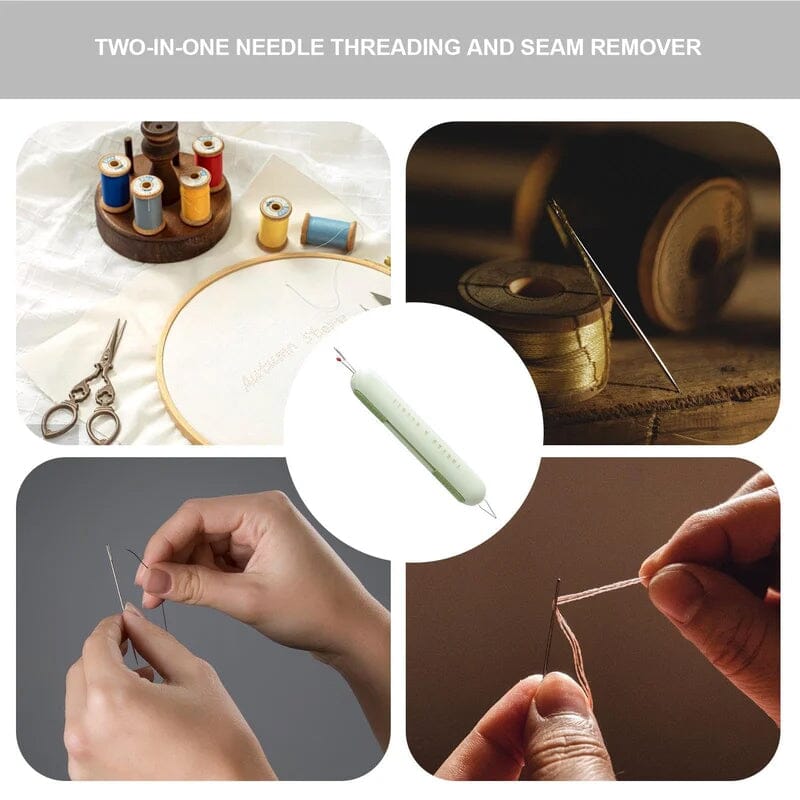 2 In 1 Needle Threader Seam Ripper