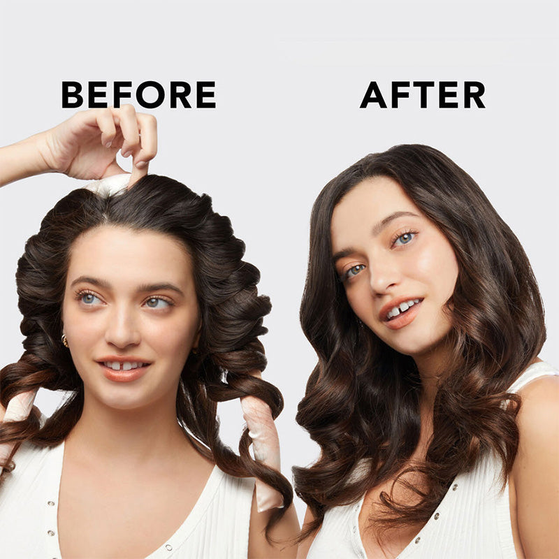 Satin curling iron