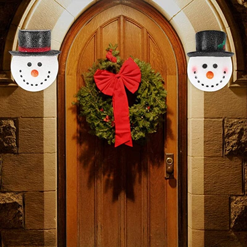 Snowman Porch Light Covers