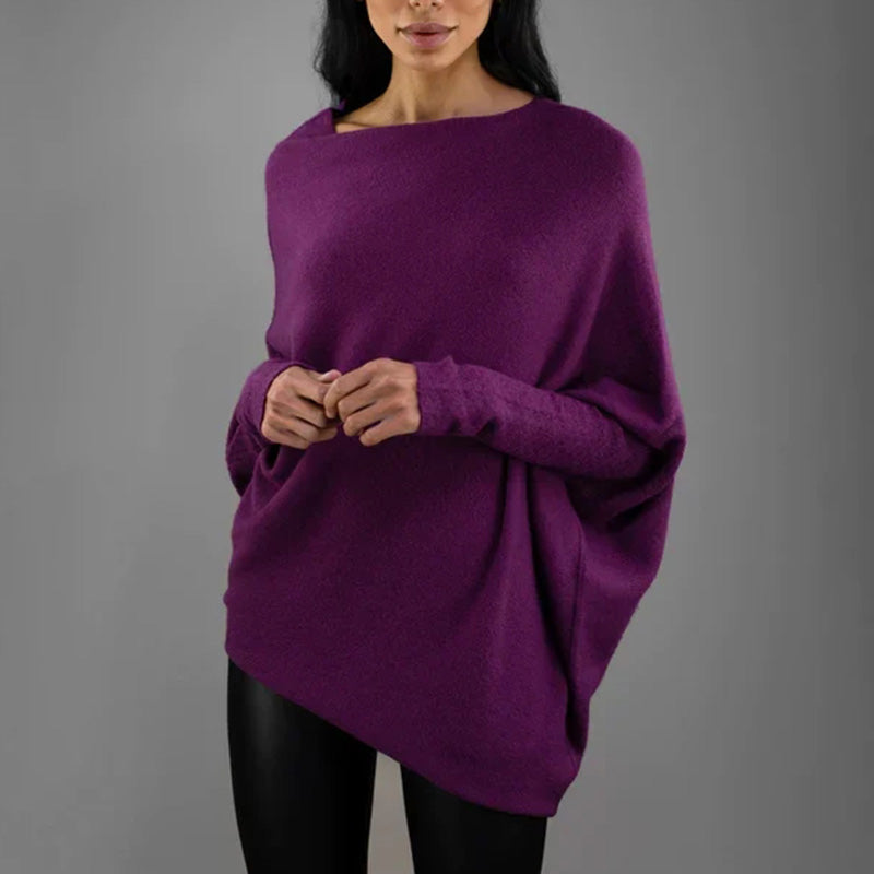 Knitted Shawl Pullover Sweater