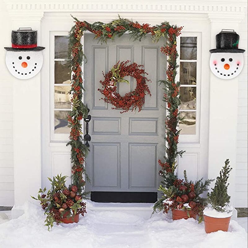 Snowman Porch Light Covers